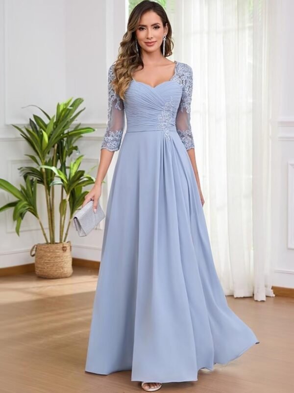 TORYEMY Mother of The Bride Dresses for Women Wedding 3/4 Sl...