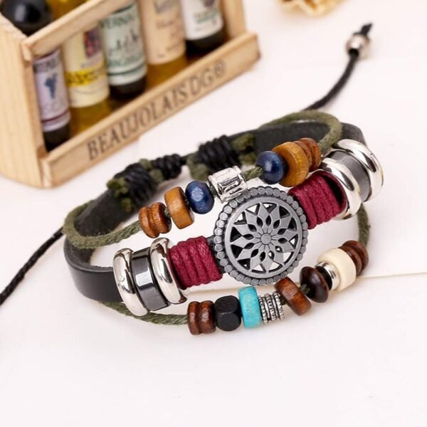 Trenro Women Lady Bohemia Wind Beaded Multilayer Hand Woven ...