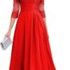 TORYEMY Mother of The Bride Dresses for Women Wedding 3/4 Sl...