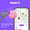 Tile by Life360 Mate (2024) Bluetooth Tracker, Keys Finder a...
