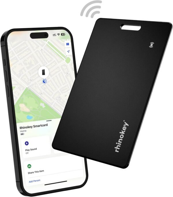 Smartcard by Rhinokey® - Wallet Tracker Card Rechargeable 1....