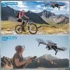 Drone with Camera 1080P for Kids Adults, Foldable HD FPV Mini Drone with 2 Batteries, One Key Take Off/Land, Altitude Hold, Headless Mode, 360°Flip, Gravity Control, Gestures Selfie, 3 Speed Mode, Waypoint Fly