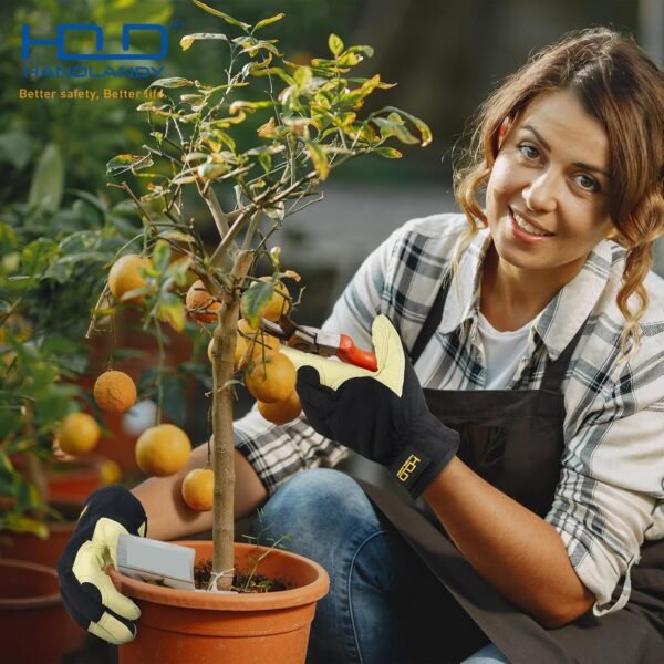 HLDD HANDLANDY Gardening Gloves for Men & Women, Ladies Thor...