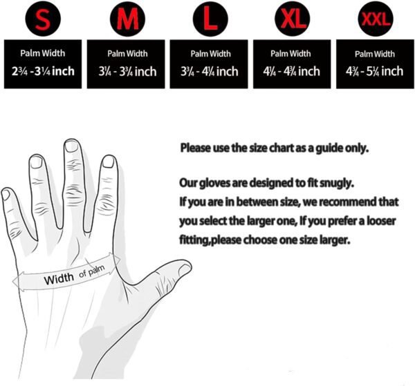 DULFINE Leather Work Gloves for Men & Women, Reinforced Dura...