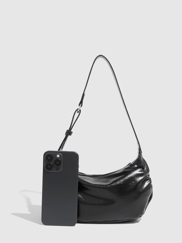 Women's Elegant Basic Shoulder Bag Zipper Lightweight Top Ha...