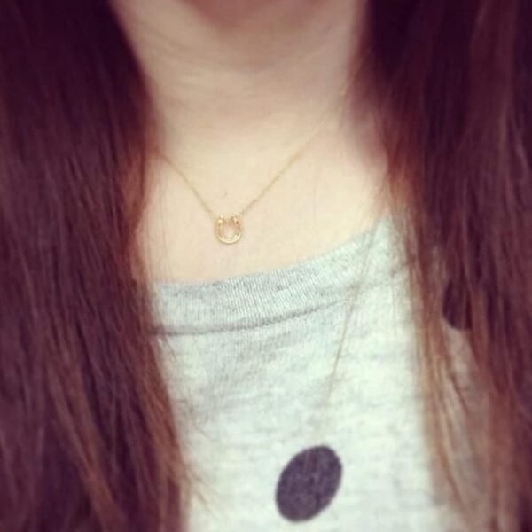 LANG XUAN Message Card Compass Pendant Necklace Friendship S...