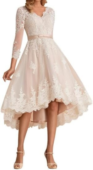 Tulle Lace Wedding Dresses for Bride 2025 Simple Long Sleeve... Tulle Lace Wedding Dresses for Bride 2025 Simple Long Sleeve...