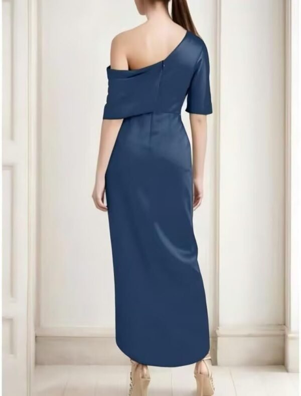 One Shoulder Mother of The Bride Dresses for Wedding Tea Len...