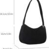 Women's Zipper Hobo Shoulder Bag Lightweight Top Handle Unde...