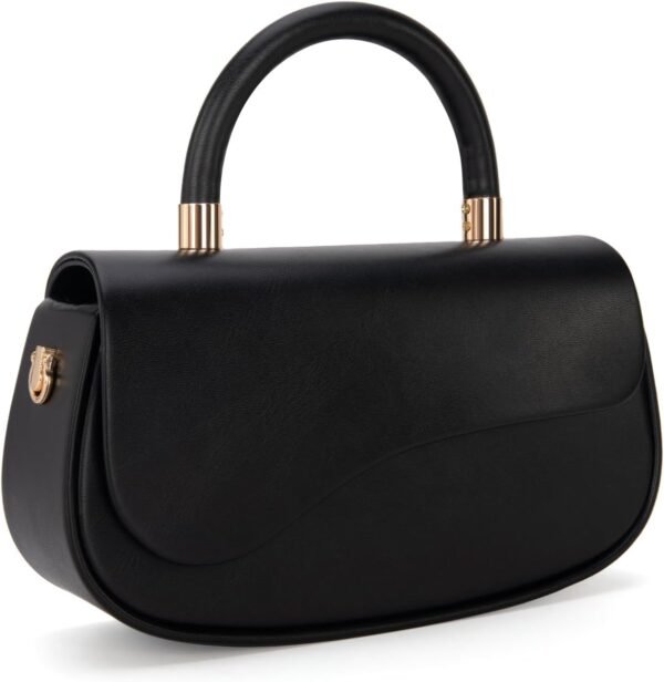 Milan Chiva Small Elegant Top Handle Purses for Women Mini F...