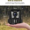 WOSPORTS Mini Trail Camera 2 Pack 24MP 1080P HD, Hunting Cam...