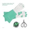HLDD HANDLANDY Leather Gardening Gloves for Women & Men - Lo...