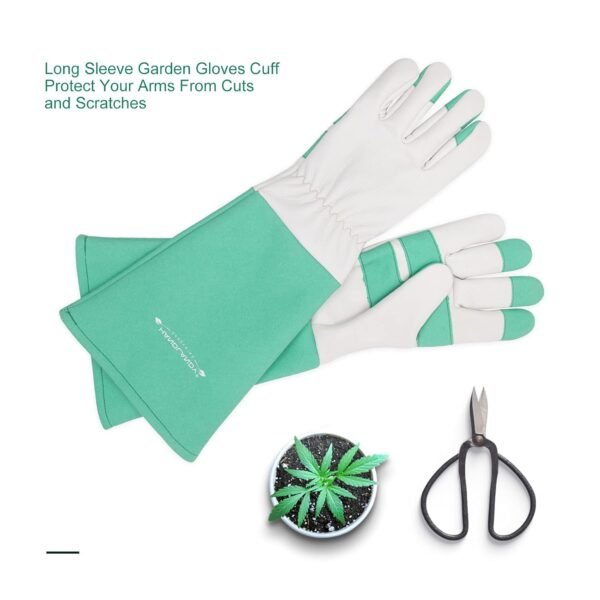 HLDD HANDLANDY Leather Gardening Gloves for Women & Men - Lo...