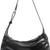 Women's Elegant Basic Shoulder Bag Zipper Lightweight Top Ha...