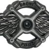 BL5-013 Full Size UAS FAA Commercial Drone Pilot Wings pin Black Tactical