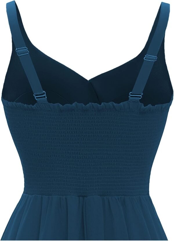 Dressever Summer Cocktail Dress V-Neck Adjustable Spaghetti ...