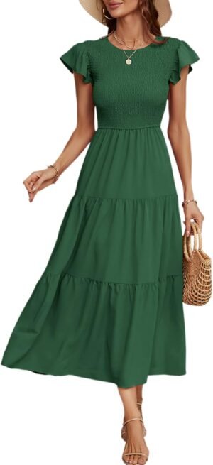 ECOWISH Women's Summer Dresses 2025 Elegant Lady Wedding Gue... ECOWISH Women's Summer Dresses 2025 Elegant Lady Wedding Gue...