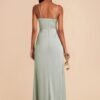 Women's Spaghetti Straps Bridesmaid Dresses Long with Slit C...
