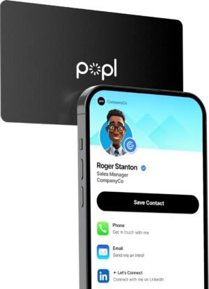 Popl Digital Business Card - Smart NFC Networking Card - Popl Digital Business Card - Smart NFC Networking Card - Tap...