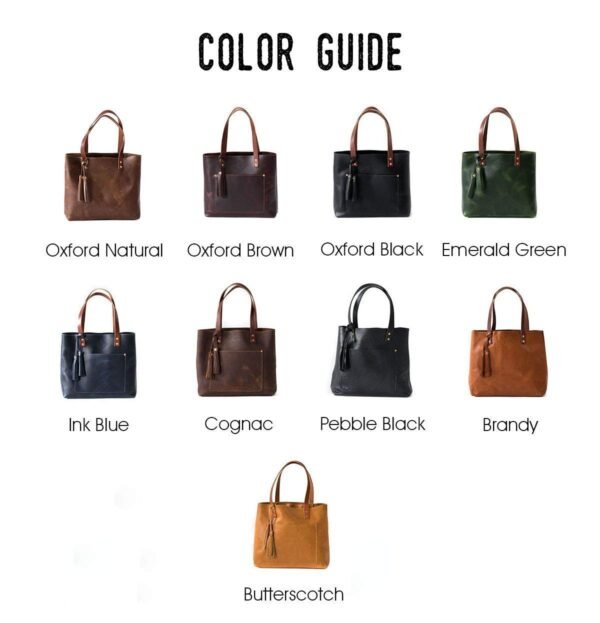 Deluxe Leather Tote Bag for Women, Leather Handbag, Leather ...