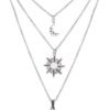 Sacina Gothic Crescent Moon Choker, Moon Sun Star Choker Nec...