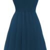Dressever Summer Cocktail Dress V-Neck Adjustable Spaghetti ...