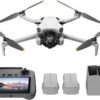 DJI Mini 4 Pro Fly More Combo with DJI RC 2, Drones with Camera for Adults 4K, Under 0.549 lbs/249 g, 3 Batteries for up to 102 Mins Flight Time, Smart Return to Home, Drone for Beginners
