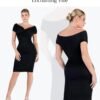 Popilush Off Shoulder Cocktail Dress Shapewear Tummy Control...