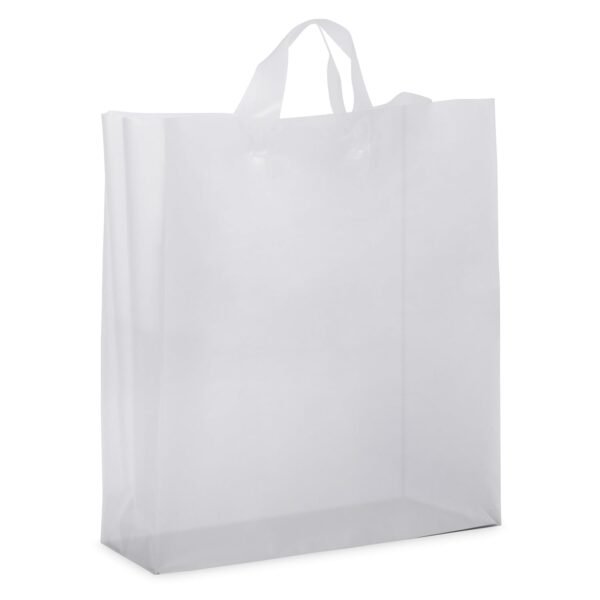 Prime Line Packaging Plastic Gift Bags with Handles, Clear T...