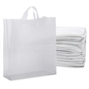Prime Line Packaging Plastic Gift Bags with Handles, Clear T... Prime Line Packaging Plastic Gift Bags with Handles, Clear T...