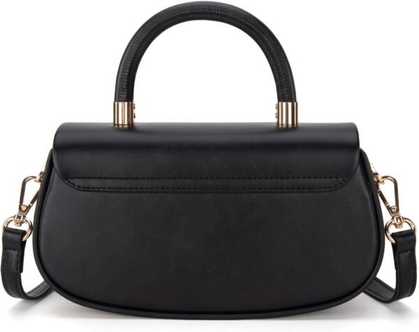 Milan Chiva Small Elegant Top Handle Purses for Women Mini F...