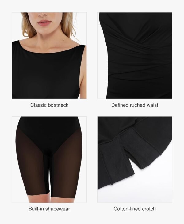 Popilush Formal Office Dresses for Women - Long Dress - Ruch...