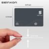 Rechargeable Wallet Tracker RFID Blocking Card IP68 Item Fin...