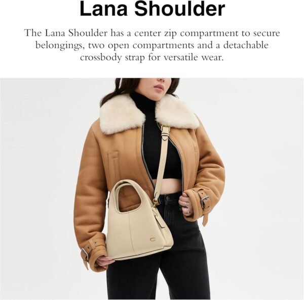 Coach Women's Polished Pebble Leather Lana Shoulder Bag 23