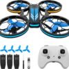 710uO1OQ2WL._AC_SL1500_.jpg Mini Drones for Kids - RC Drone with Auto Hovering and Headless Mode, Quadcopter with LED Light, Propeller Full Protect, 3D Flips, 3 Batteries, Remote Control, Best Toys Gifts