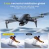 711JpfItx3L._AC_SL1500_.jpg DEERC D65 2 Axis Mechanical Gimbal EIS GPS Drones with Camera for Adults 4K, 249g Foldable FPV Quadcopter Lightweight Drone with 30FPS Video, Brushless Motor, Follow Me, Auto Return, Wind Resistance