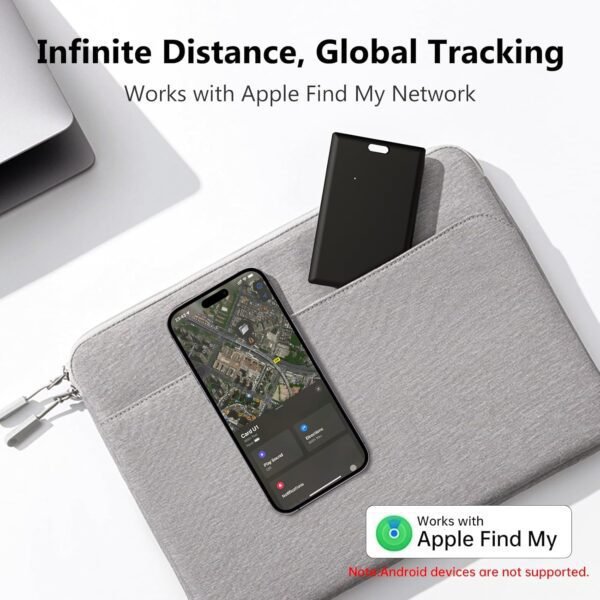 Smart Tracker Card, Global Locator Tracking Device, Works wi...