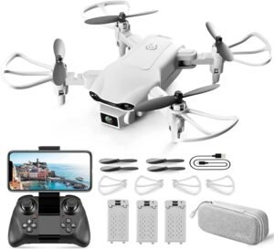 4DV9 Mini Drone with 1080P HD Camera for Kids FPV 4DV9 Mini Drone with 1080P HD Camera for Kids FPV Live Video RC Quadcopter for Adults Beginners Toys Gifts,Altitude Hold, Waypoints Functions,One Key Start,3D Flips,3 Batteries,Gray