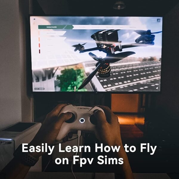 BETAFPV Cetus FPV RTF Drone Kit for Brushed Racing Drone, with LiteRadio 2 SE Transmitter VR02 FPV Goggles, Fly FPV Drone Kit for Beginners to Fly Faster Further