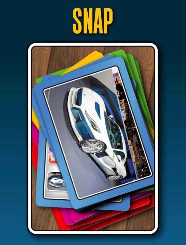 SMART CARDS Cars Card Games - Matching Pairs, Snap, Trumps, ...