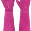 HANDLANDY Ladies Thorn Proof Gardening Gloves, Long Gauntlet...