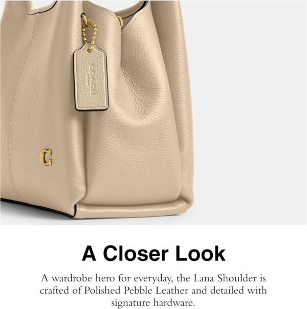 Coach Women's Polished Pebble Leather Lana Shoulder Bag 23