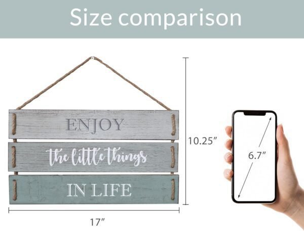 Barnyard Designs Enjoy The Little Things In Life Quote Wall ...