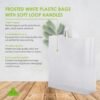 Prime Line Packaging Plastic Gift Bags with Handles, Clear T...