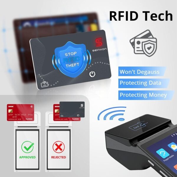 Rechargeable Wallet Tracker RFID Blocking Card IP68 Item Fin...