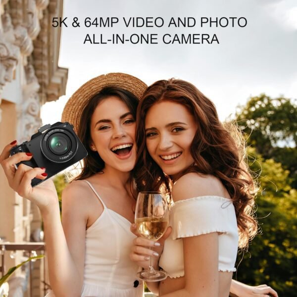 Yatao Digital Camera with WiFi, 4K 5K 64MP Photography Camer...