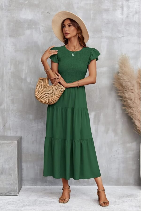 ECOWISH Women's Summer Dresses 2025 Elegant Lady Wedding Gue...