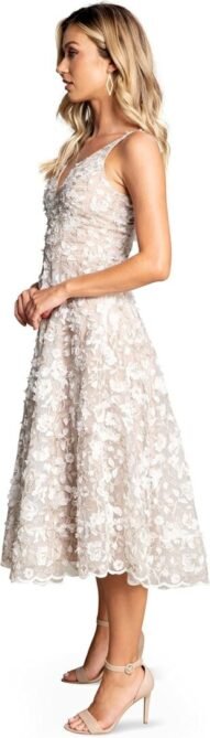 Dress the Population Women's Elisa Sleeveless Plunge Necklin...