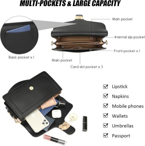 Travistar Crossbody Bags for Women Trendy - Small Cross Body...