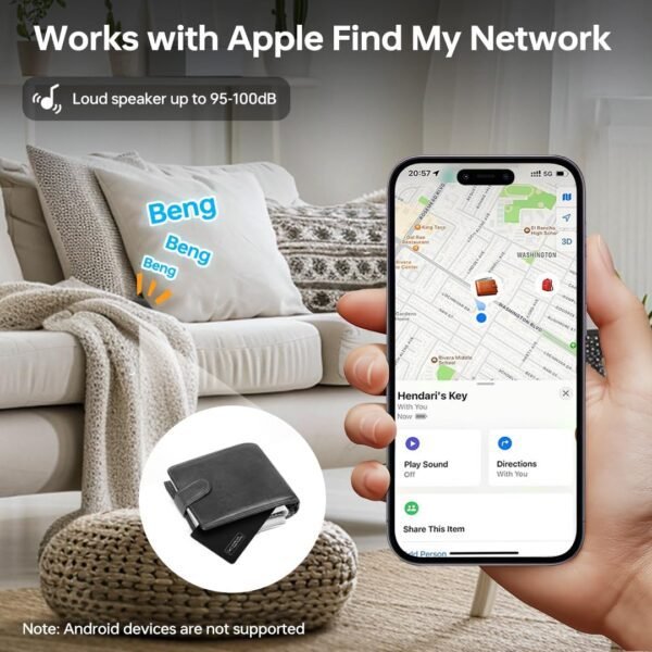 Wallet Tracker Card for Apple Find My(iOS Only): Wallet Find...